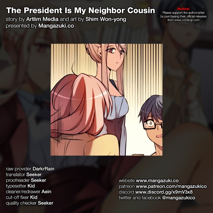 The President Is My Neighbor Cousin Ch. 12