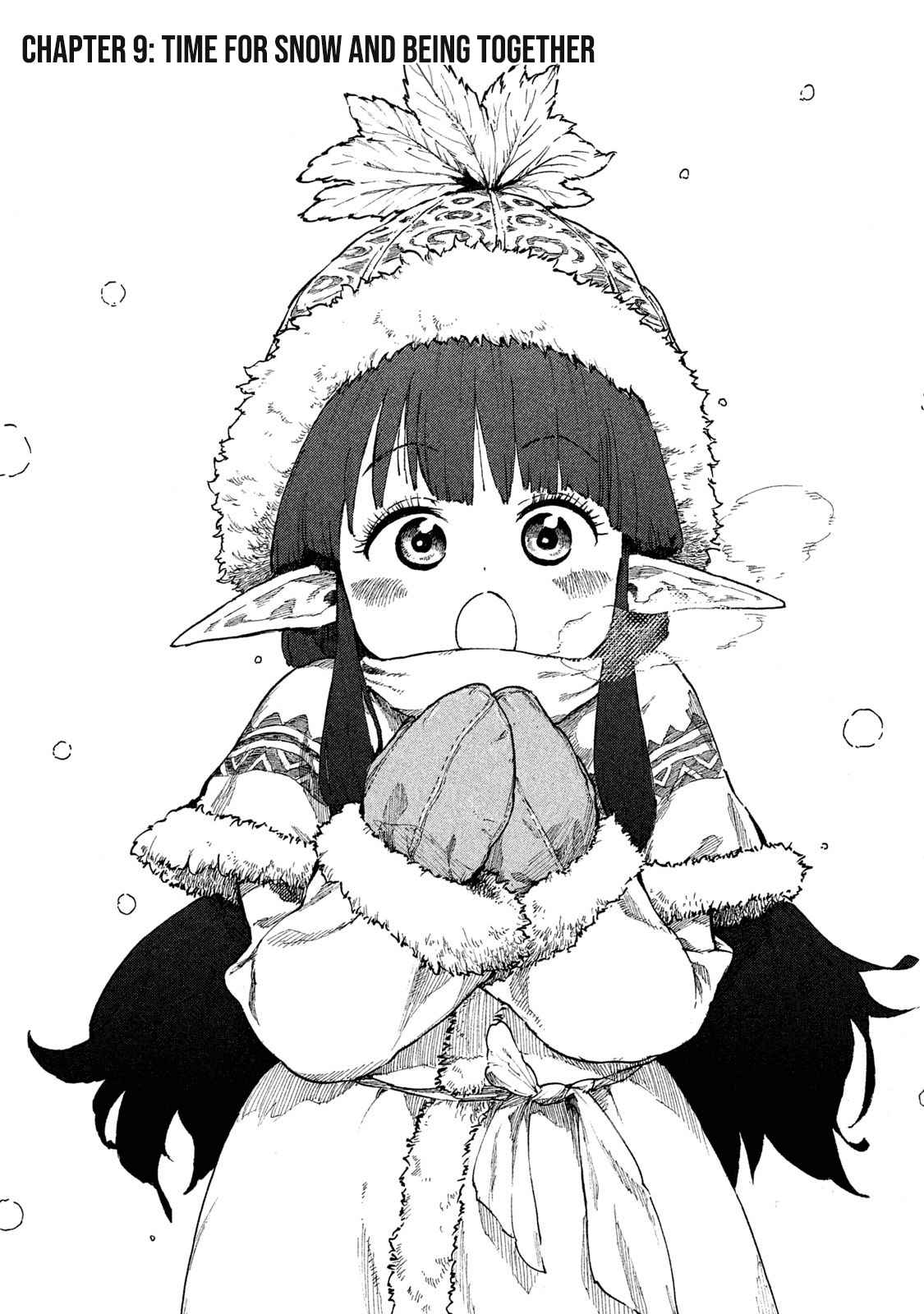 Mazumeshi Elf to Yuboku gurashi Vol. 2 Ch. 9 Time for snow and being together