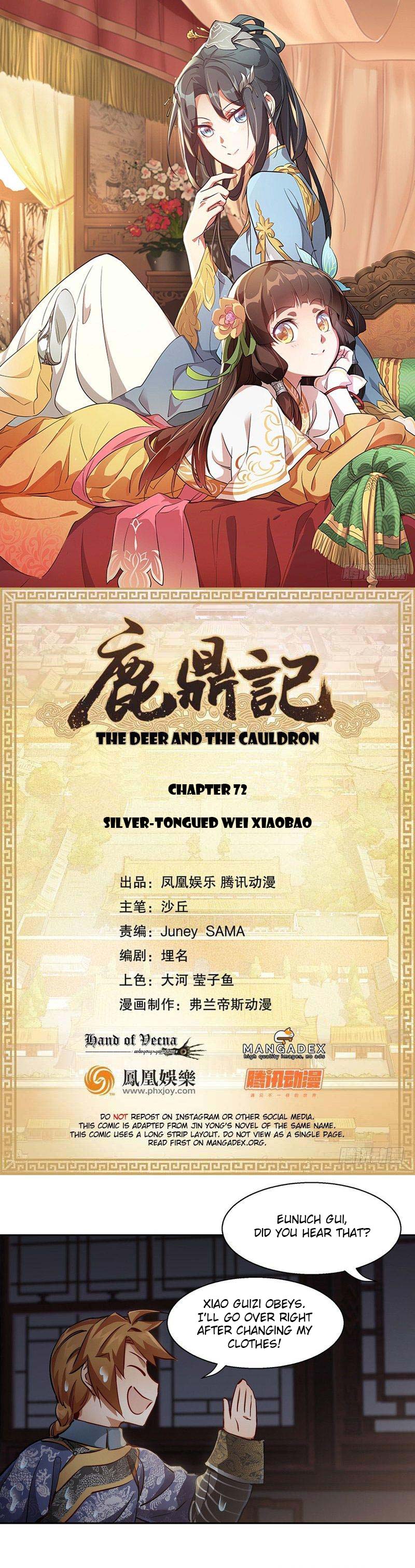 The Deer and the Cauldron Ch. 72 Silver Tongued Wei Xiaobao