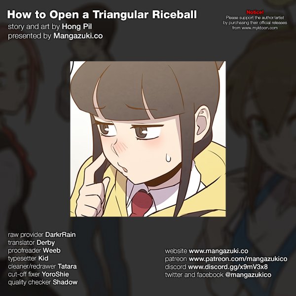 How to Open a Triangular Riceball Ch. 50