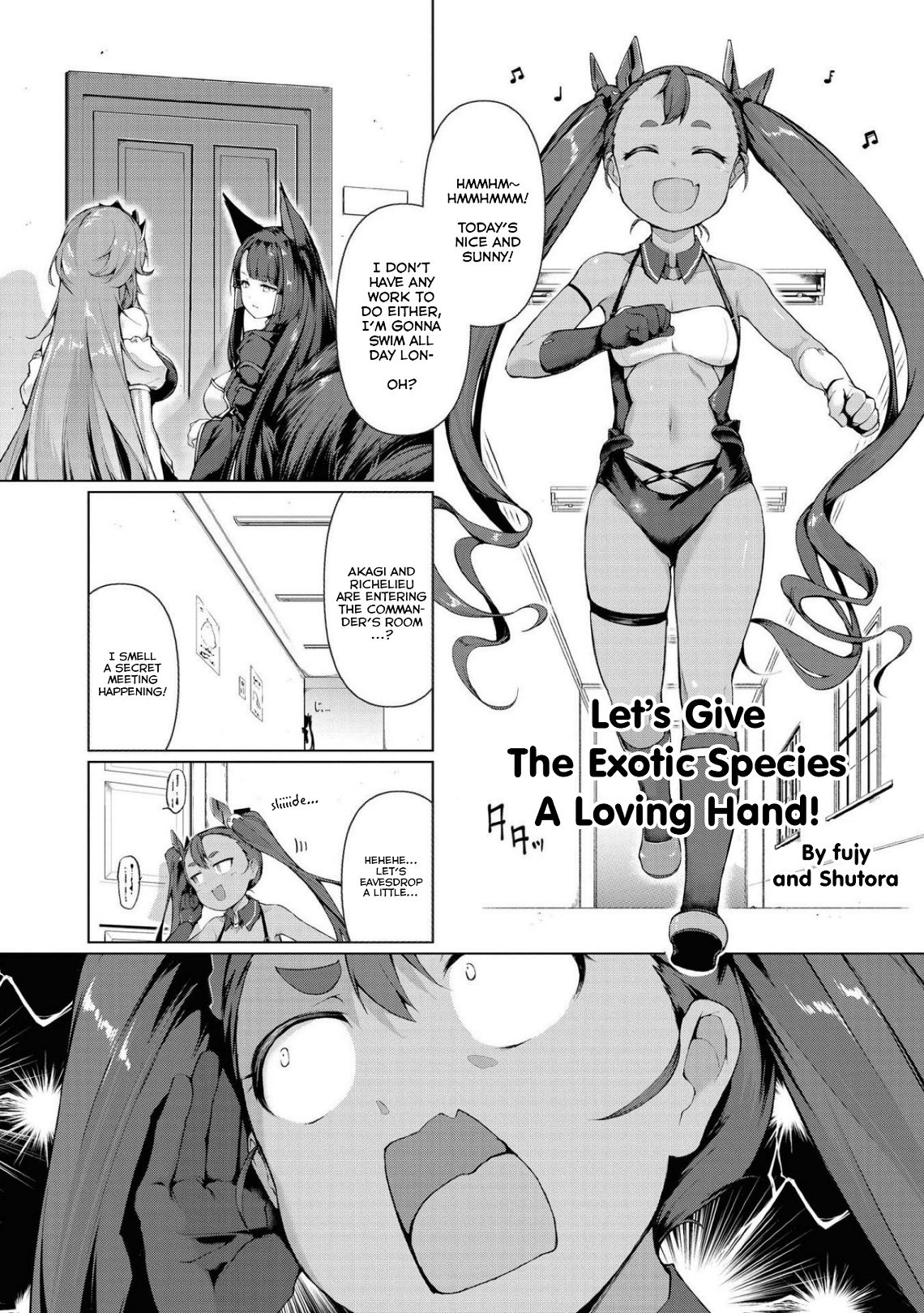 Azur Lane Comic Anthology Breaking!! Vol. 1 Ch. 2 Let's Give The Exotic Species A Loving Hand!