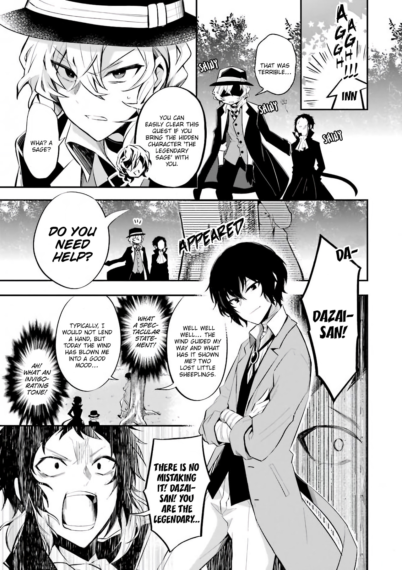 Bungou Stray Dogs Official Anthology Vol. 1 Ch. 2 When the Mafia Carelessly Read the Novel I Wrote on a Whim and Got Reincarnated in Another World
