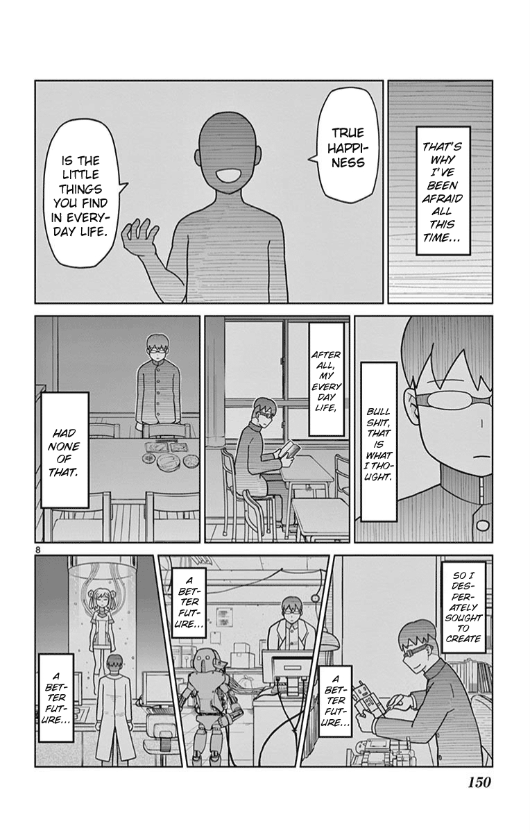 Bocchi Hakase to Robot Shoujo no Zetsubou Teki Utopia Vol. 1 Ch. 16 Lonely Professor and Fears of Death