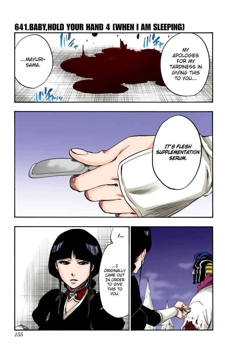Bleach Digital Colored Comics Vol. 70 Ch. 641 BABY,HOLD YOUR HAND 4 [When I am sleeping]