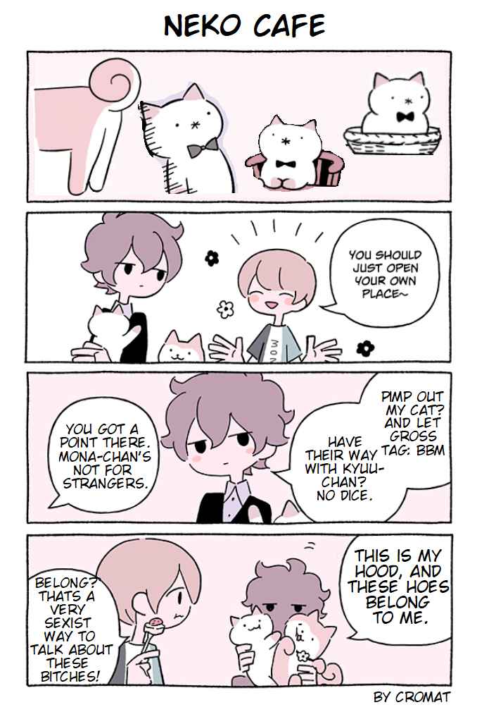 Hungry Cat Kyuu chan (Fan Comic) Ch. 50 Neko Cafe