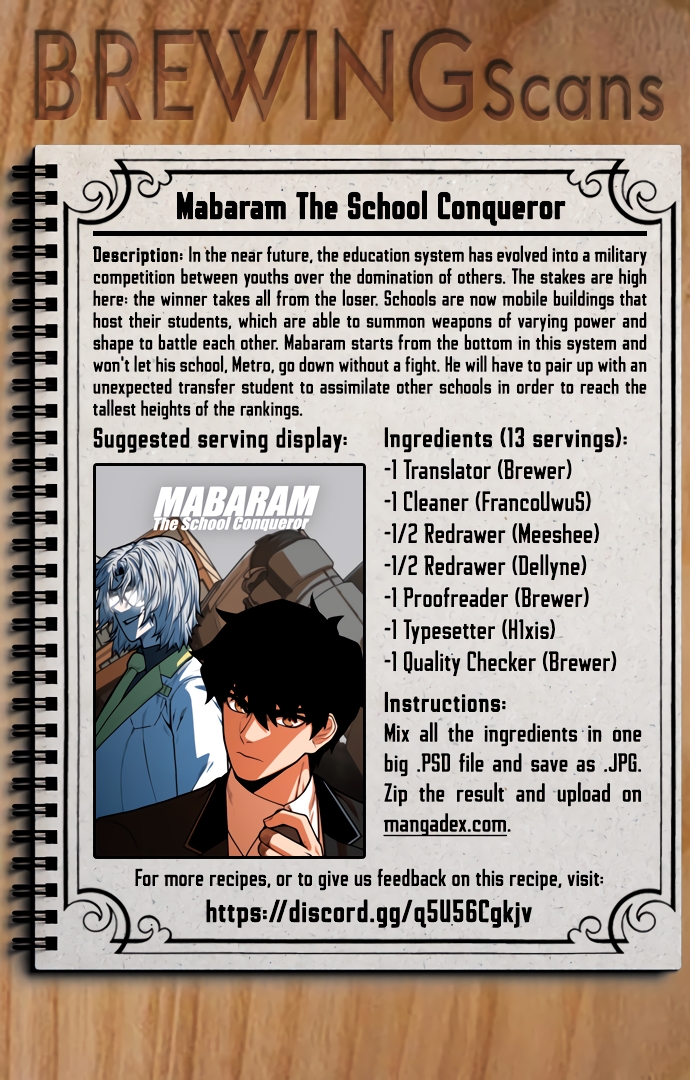 Mabaram The School Conqueror Ch. 13 Turning Tables