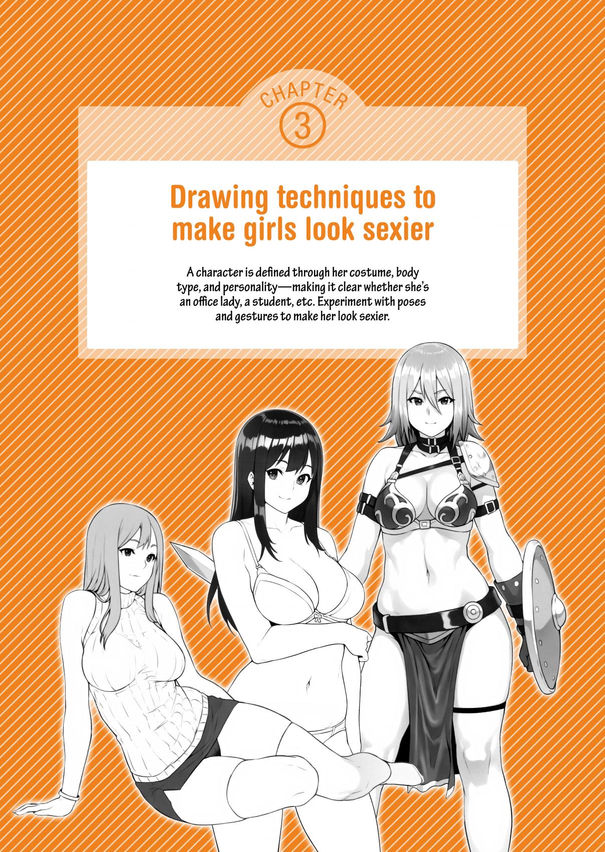 How to Draw a (Slightly) Sexy Girl 3 Drawing techniques to make girls look sexier