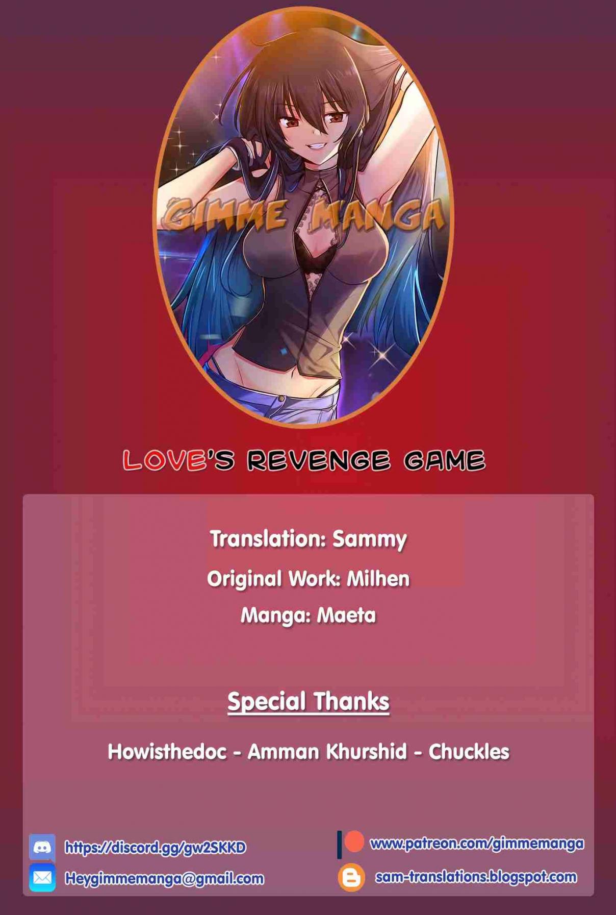 Love's Revenge Game Ch. 5 Grenade, for two (2)
