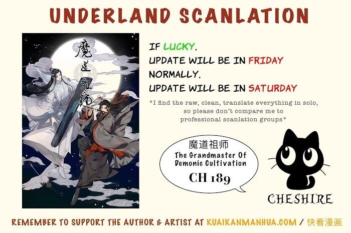 The Grandmaster of Demonic Cultivation Ch.189