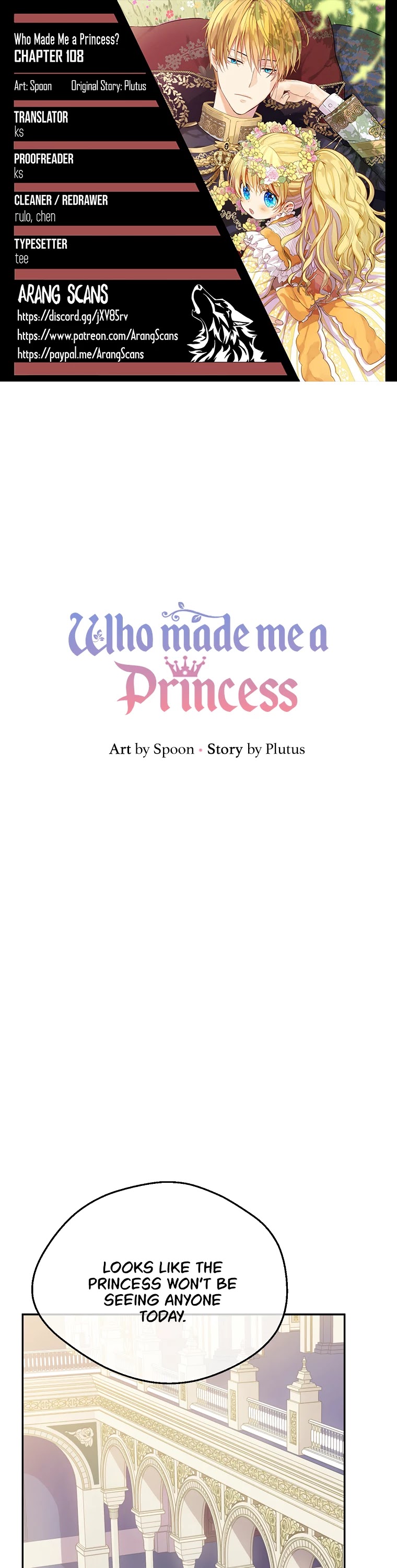 Who Made Me A Princess Chapter 108