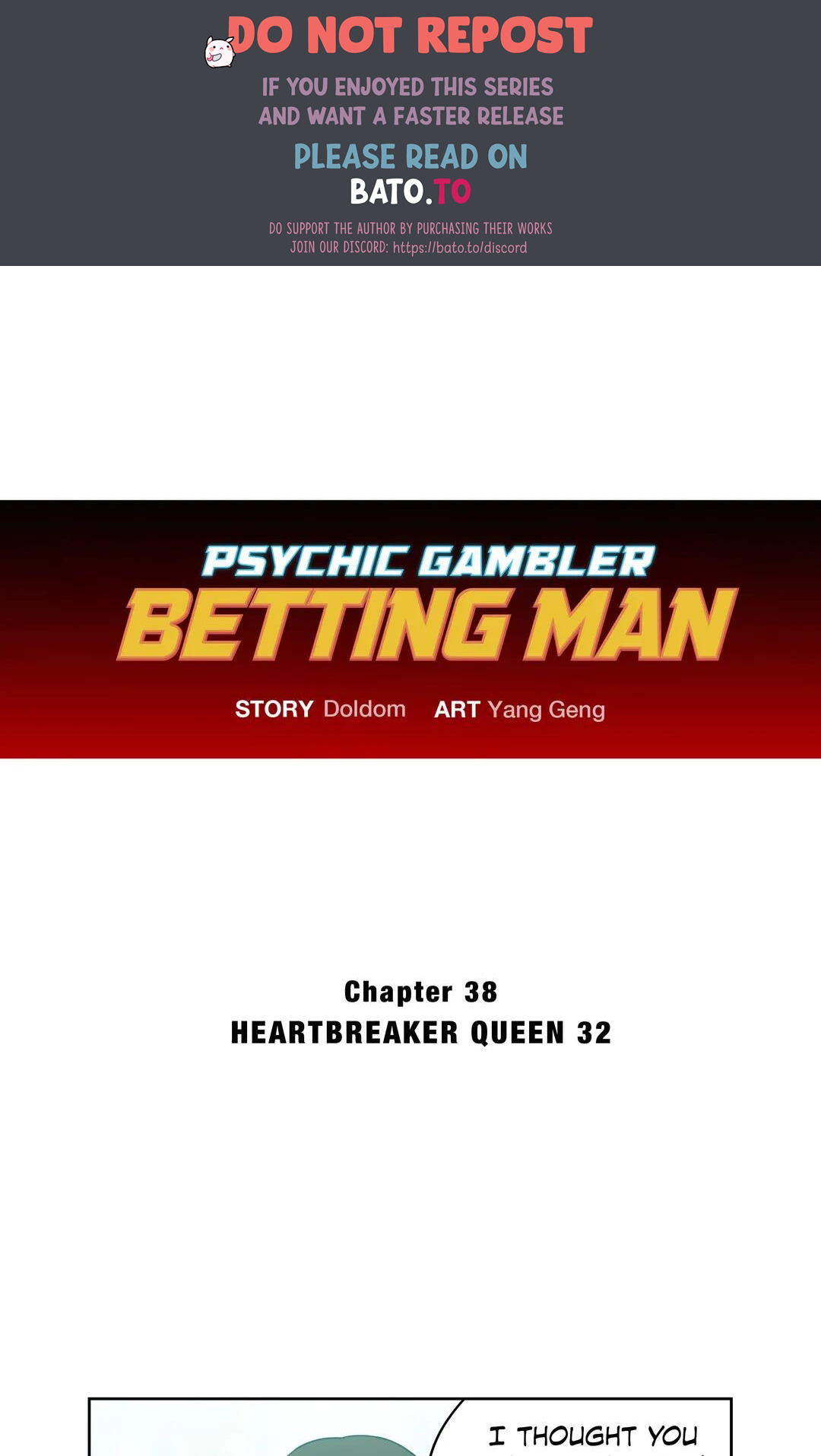 Psychic Gambler: Betting Man Chapter 38