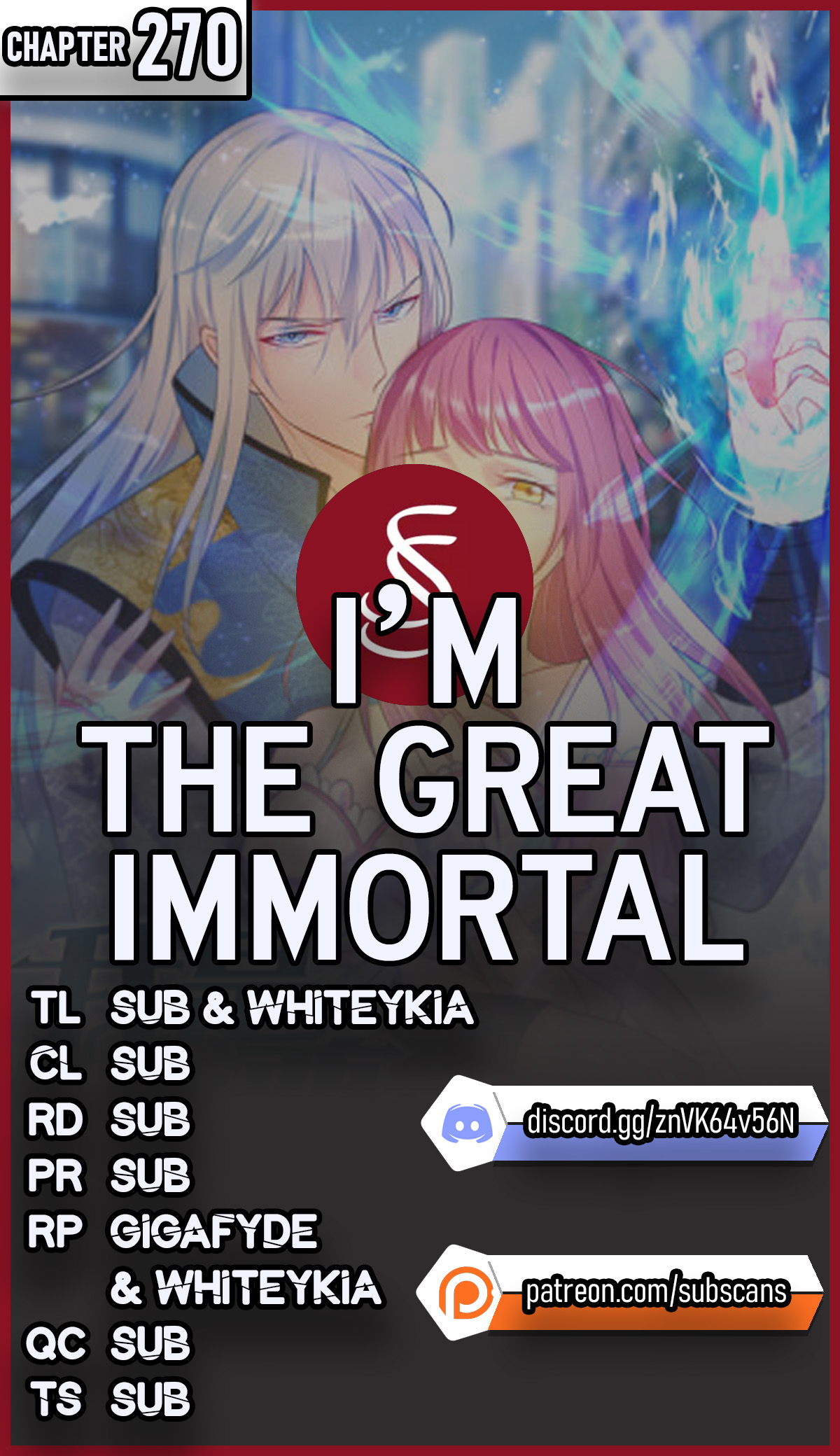 I'm the Great Immortal Ch. 270