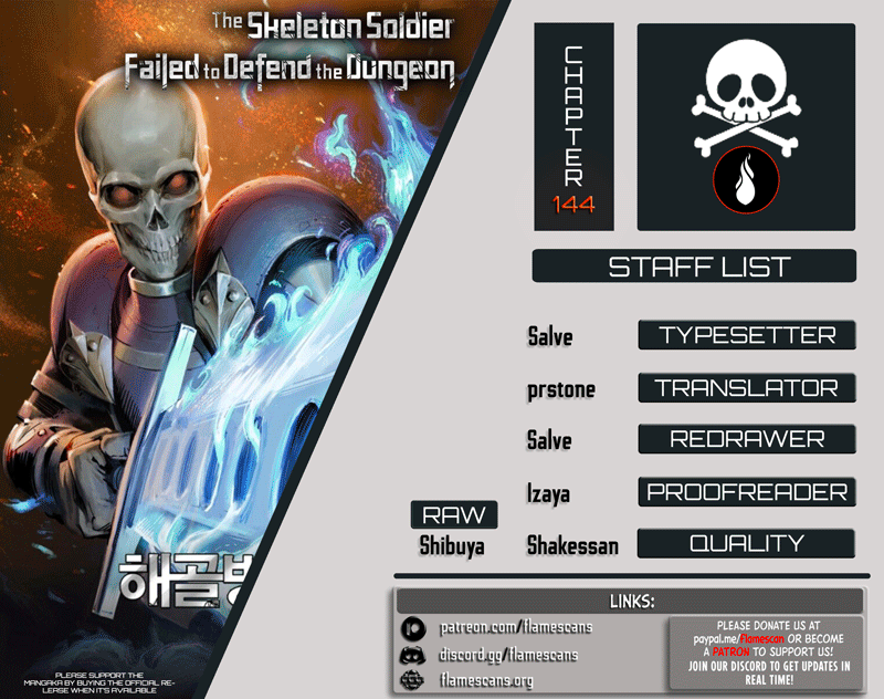 Skeleton Soldier Couldn’T Protect The Dungeon Chapter 144