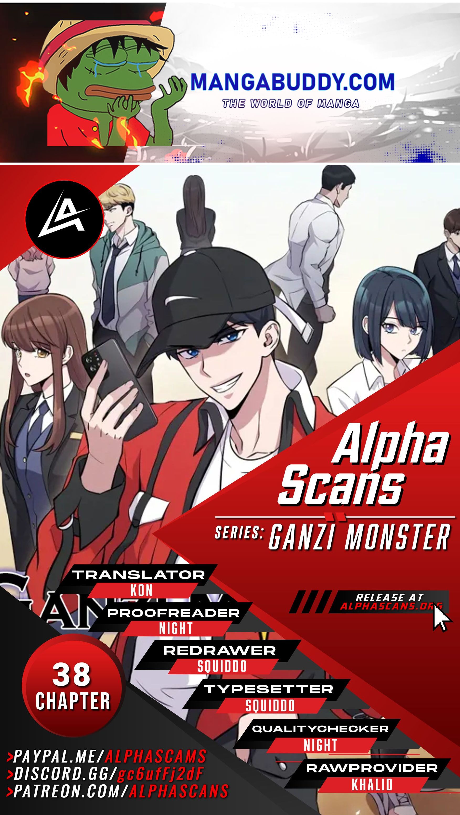 Ganzi Monster Chapter 38
