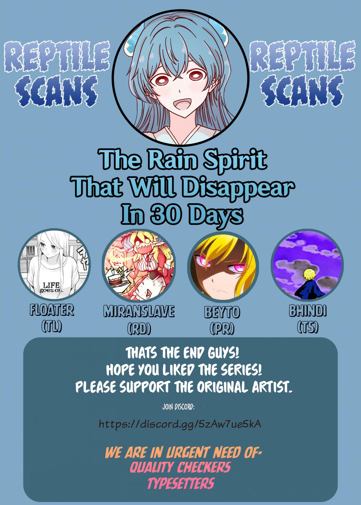 The Rain Spirit That Will Disappear in 30 Days 31