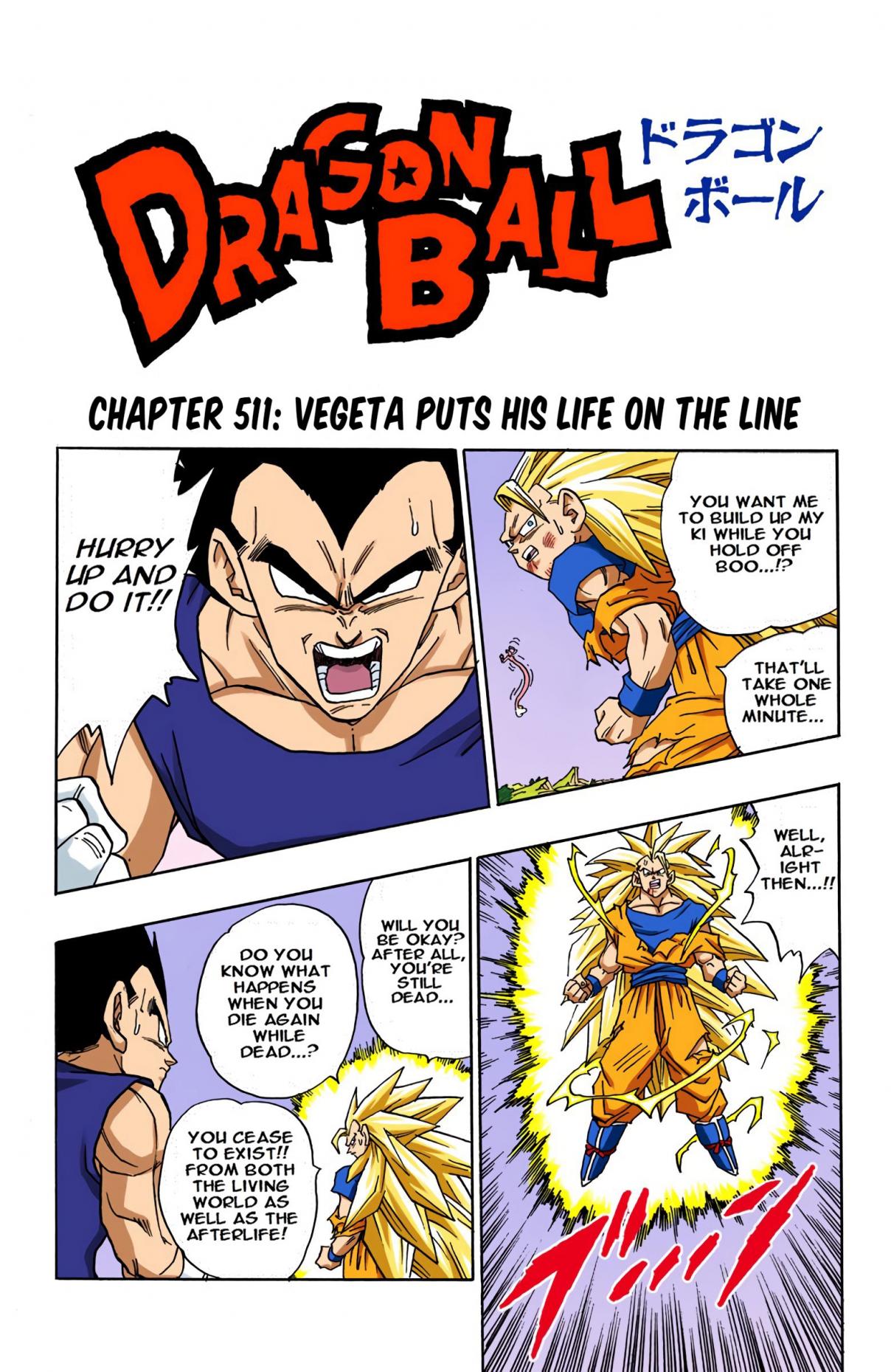 Dragon Ball - Digital Colored Comics 511 Vegeta Puts His Life on the Line