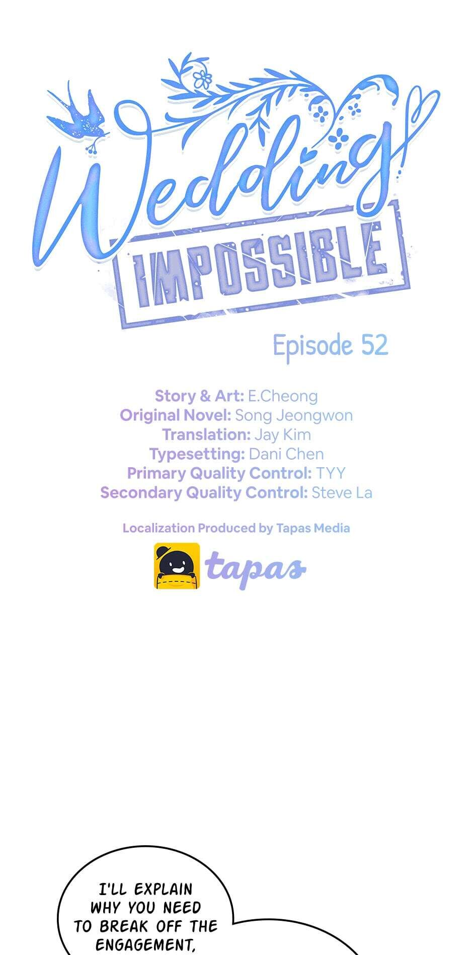 Wedding Impossible Chapter 52