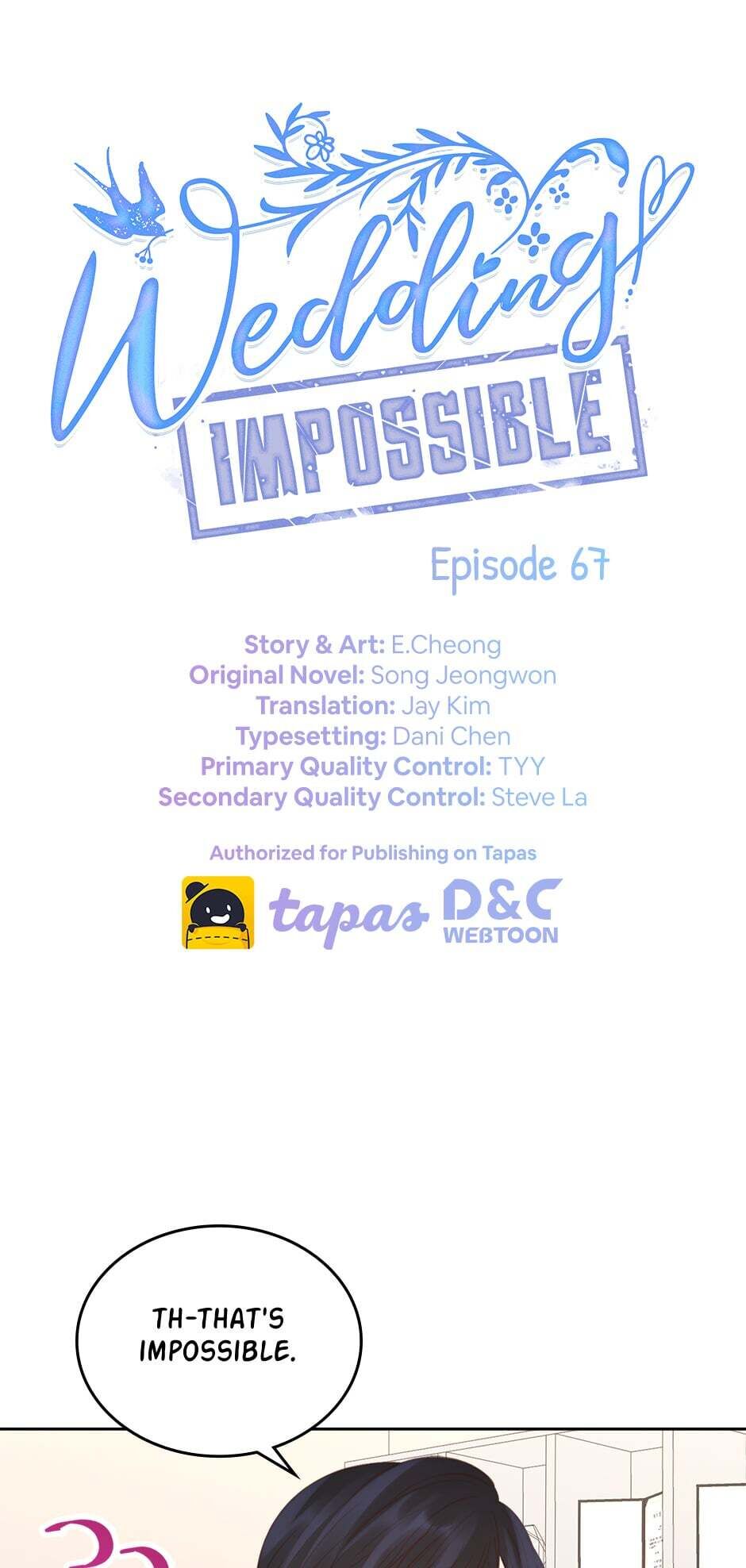 Wedding Impossible Chapter 67