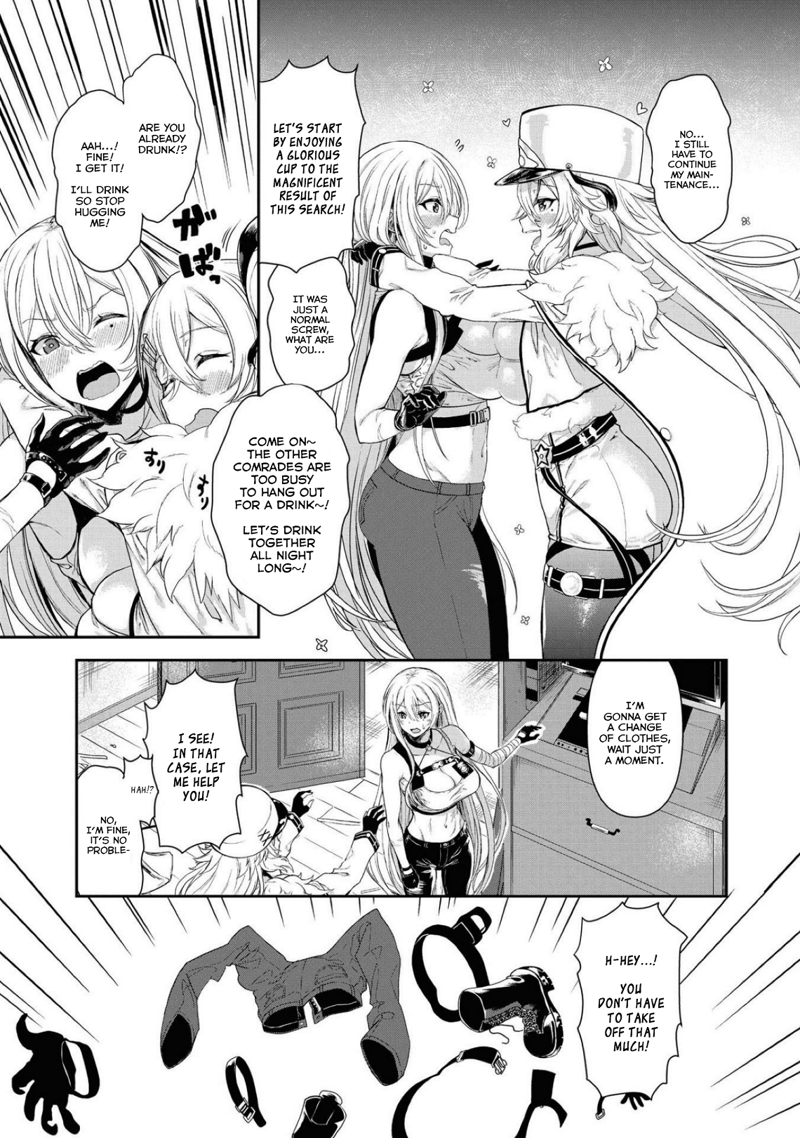 Azur Lane Comic Anthology Breaking!! Vol. 1 Ch. 11 Who Will I Drink With Today?