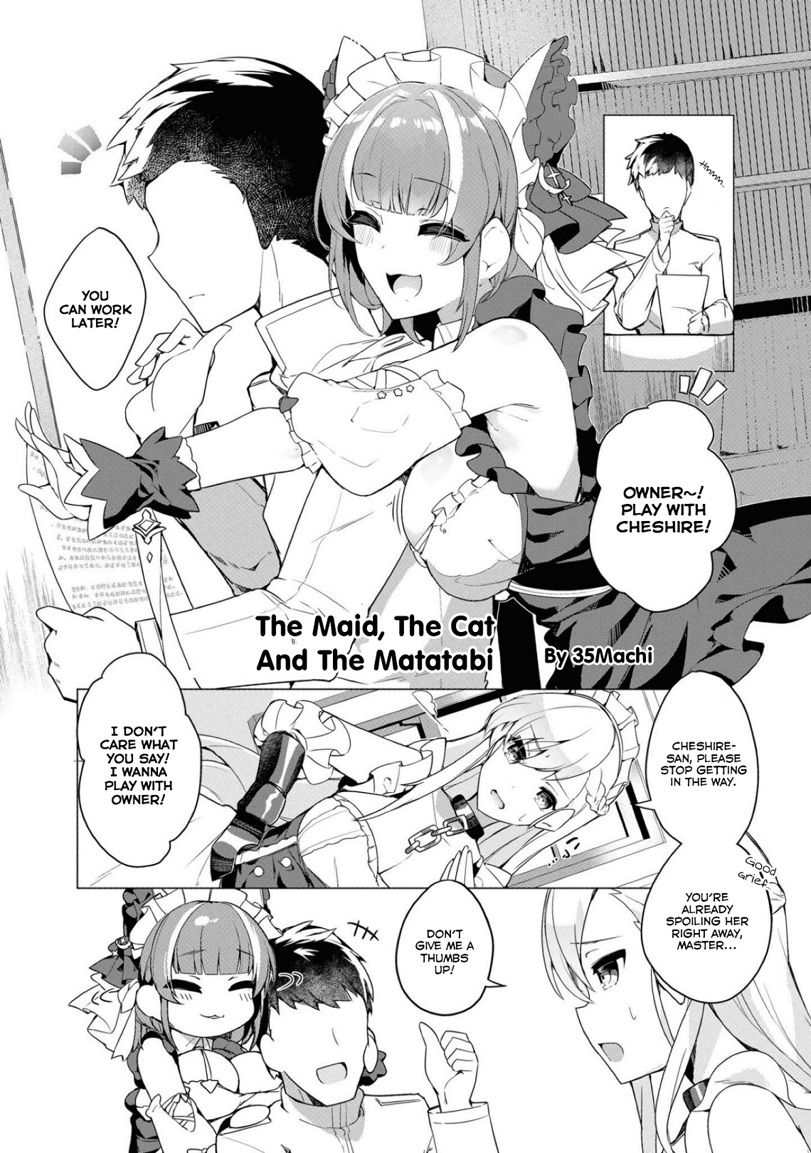 Azur Lane Comic Anthology Breaking!! 22 The Maid, The Cat And The Matatabi