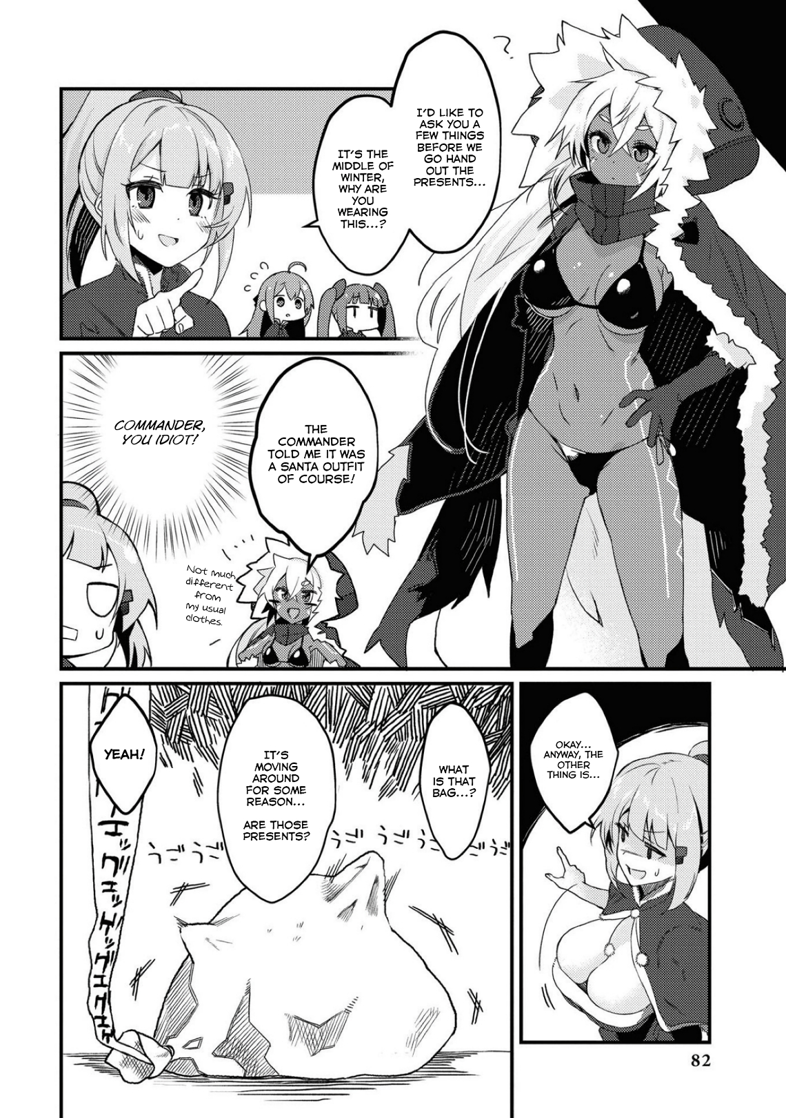 Azur Lane Comic Anthology Breaking!! 35 How To Choose A Christmas Present