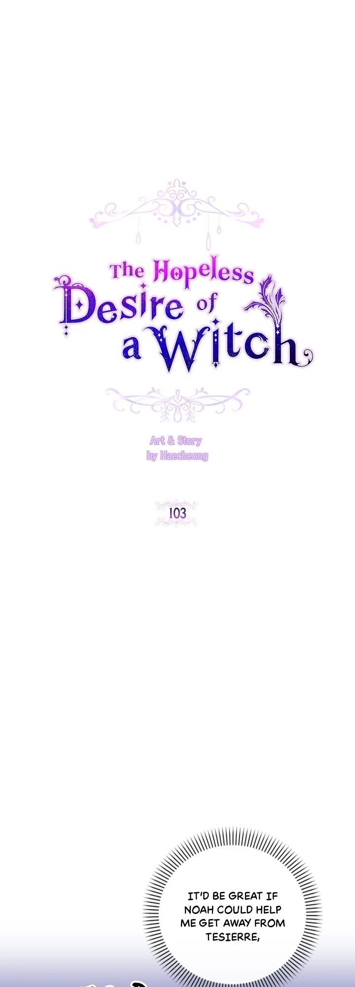 A Witch's Hopeless Wish Chapter 103