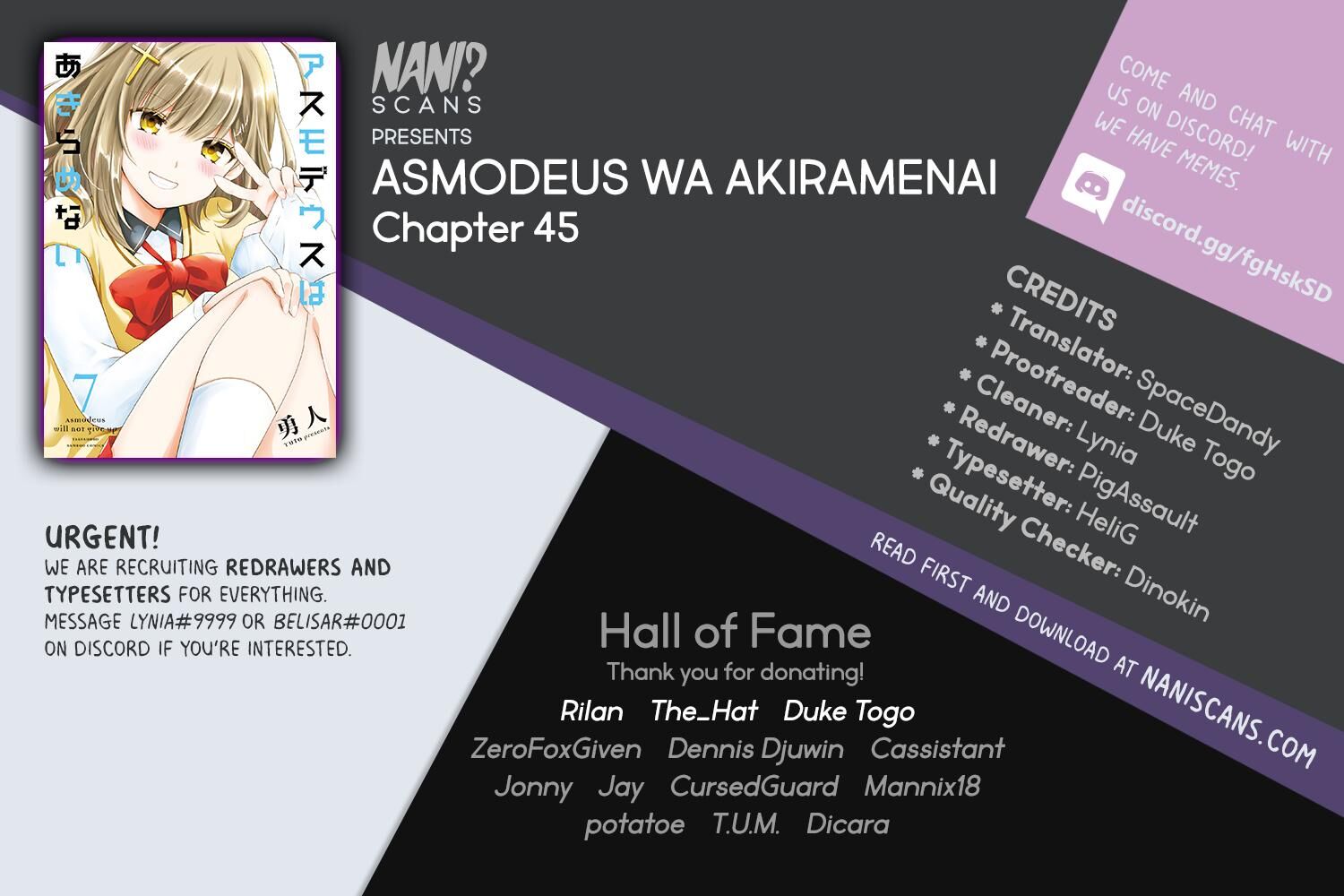 Asmodeus wa Akiramenai 45