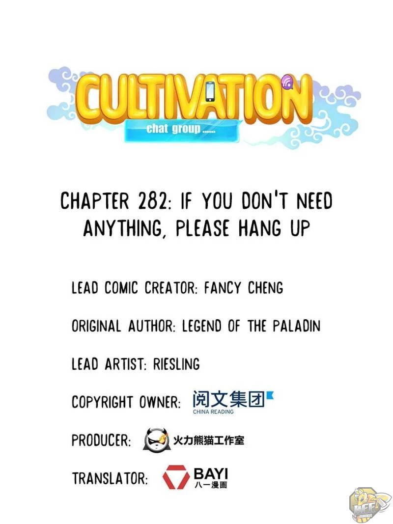 Cultivation Chat Group Chap 282