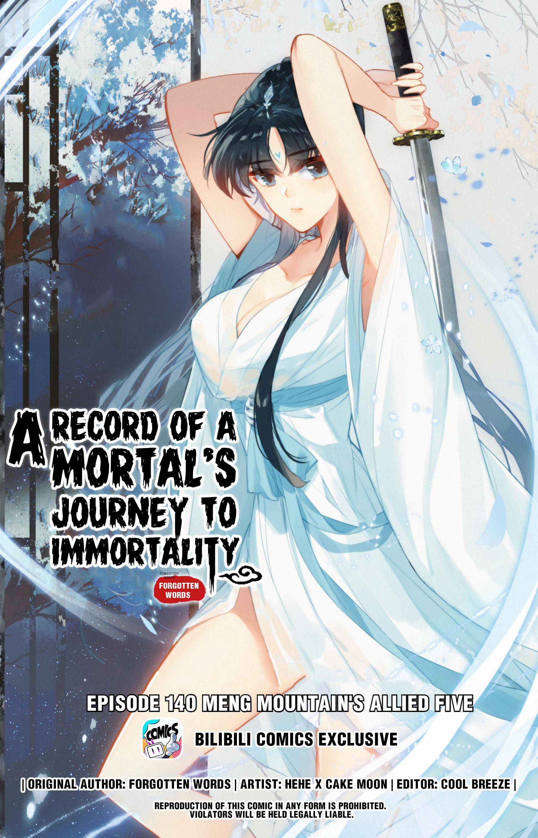 I Will Become An Immortal Chapter 140