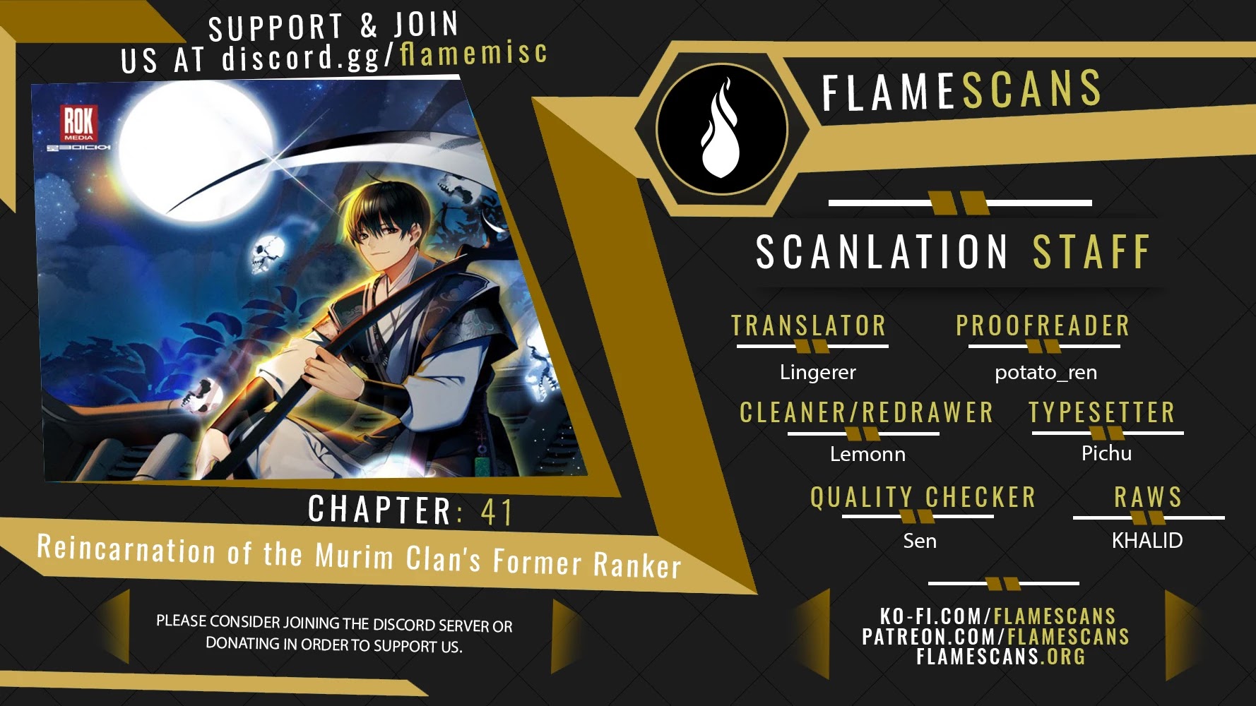 Reincarnation Of The Murim Clan's Former Ranker Chapter 41