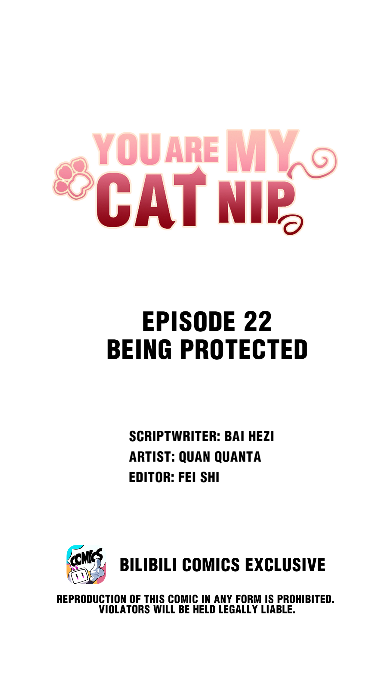 You Are My Catnip 22.1 Being Protected