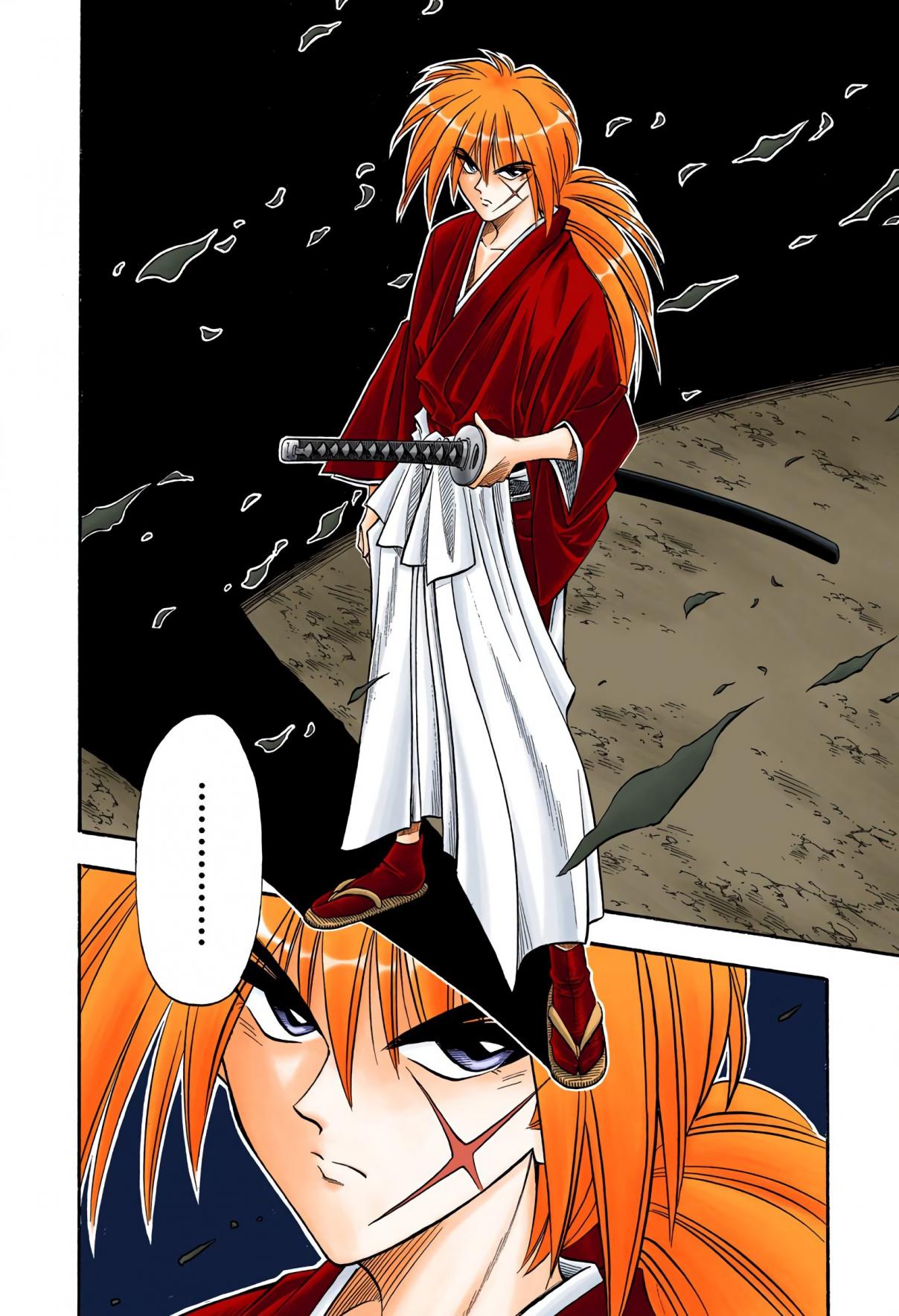 Rurouni Kenshin Digital Colored Comics Vol. 6 Ch. 47 Extra Story Sanosuke and Nishiki e (The End)