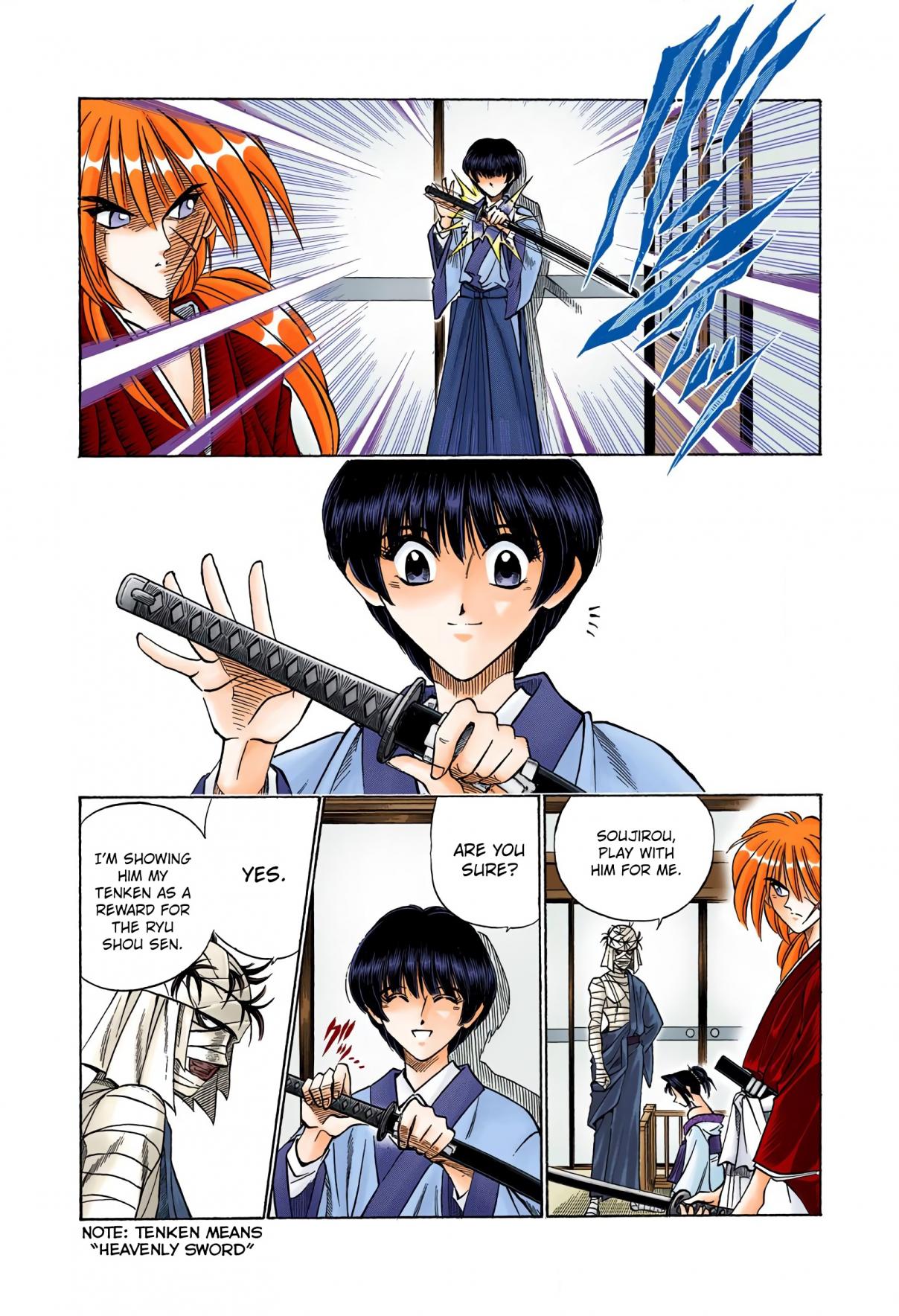 Rurouni Kenshin Digital Colored Comics Vol. 9 Ch. 70 Soujirou the Prodigy