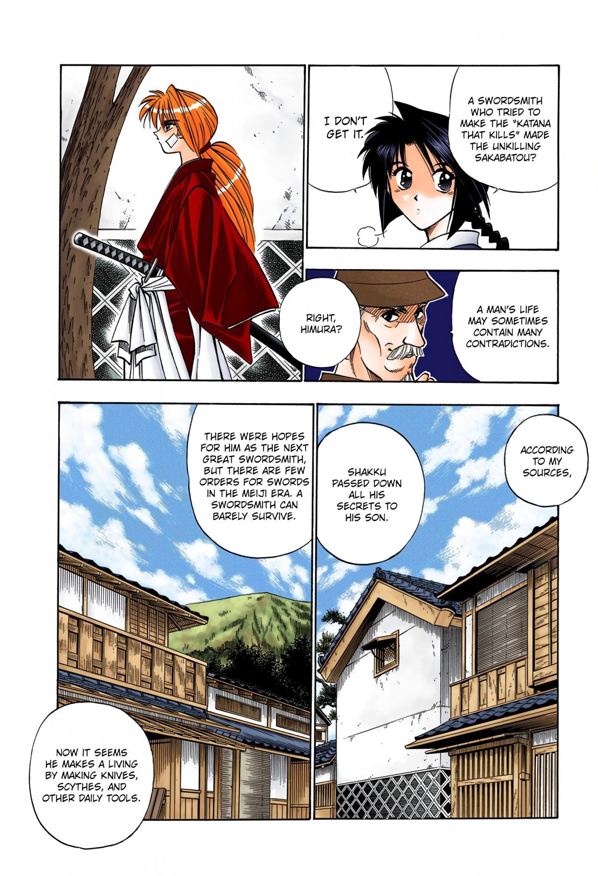 Rurouni Kenshin Digital Colored Comics Vol. 9 Ch. 75 Search for a Sakabatou