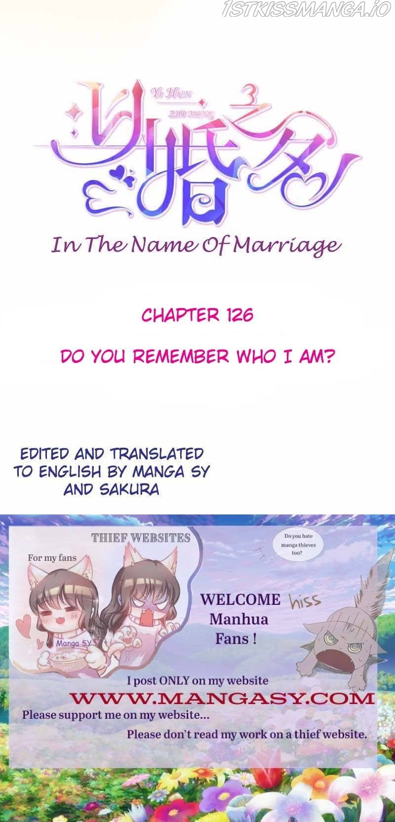 In The Name Of Marriage Chapter 126