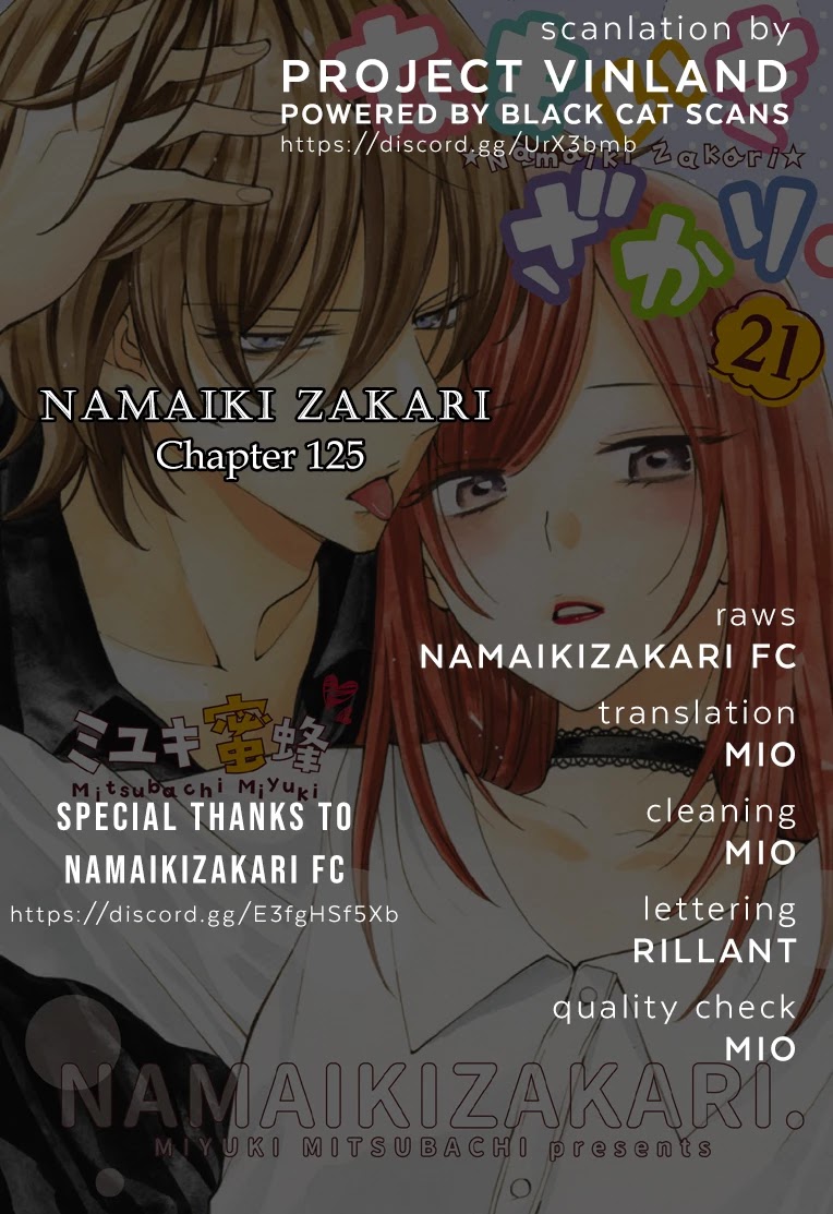 Namaikizakari Chapter 126