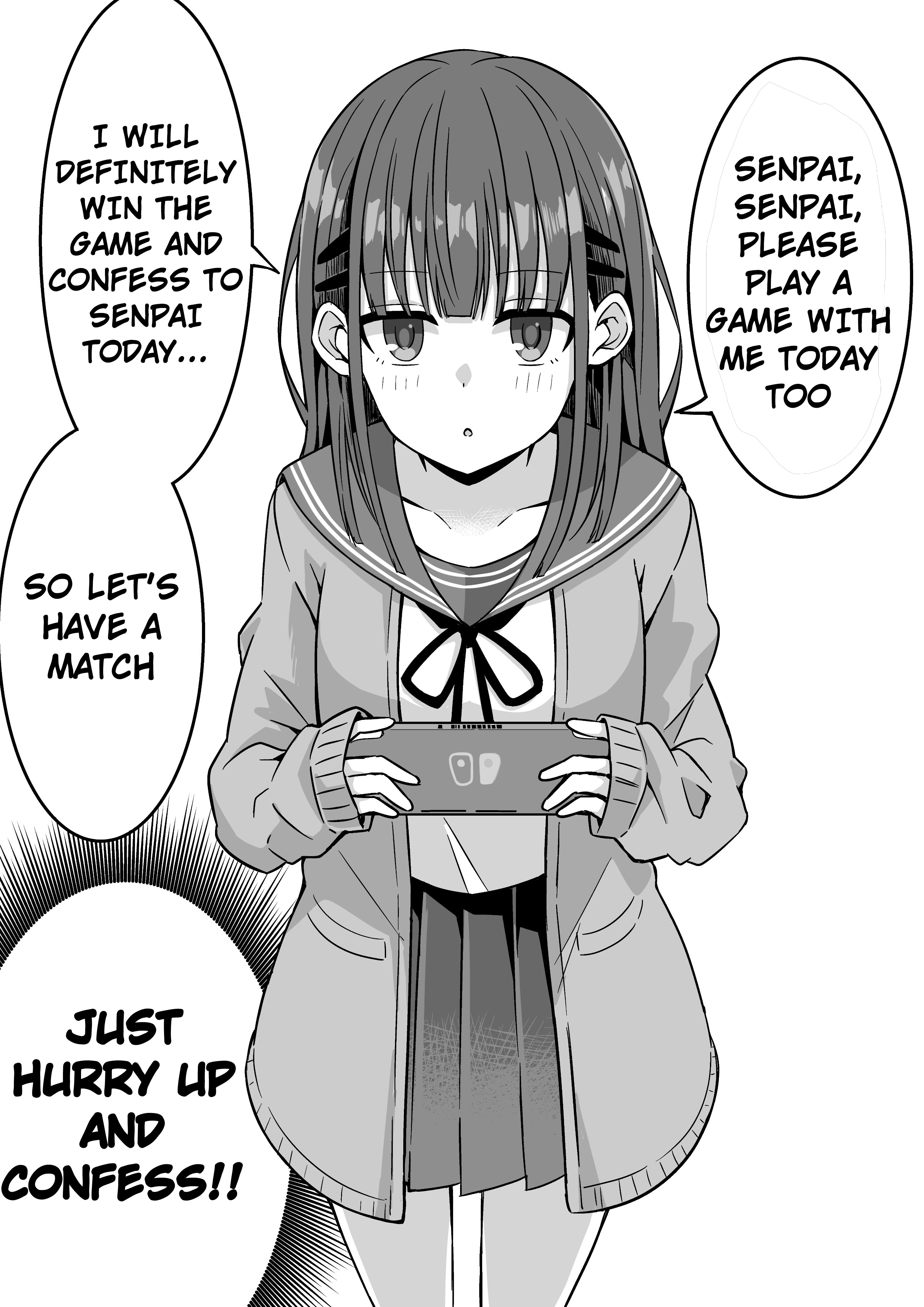 A Manga Where A Kouhai Wants To Beat Her Senpai And Confess Chapter 1