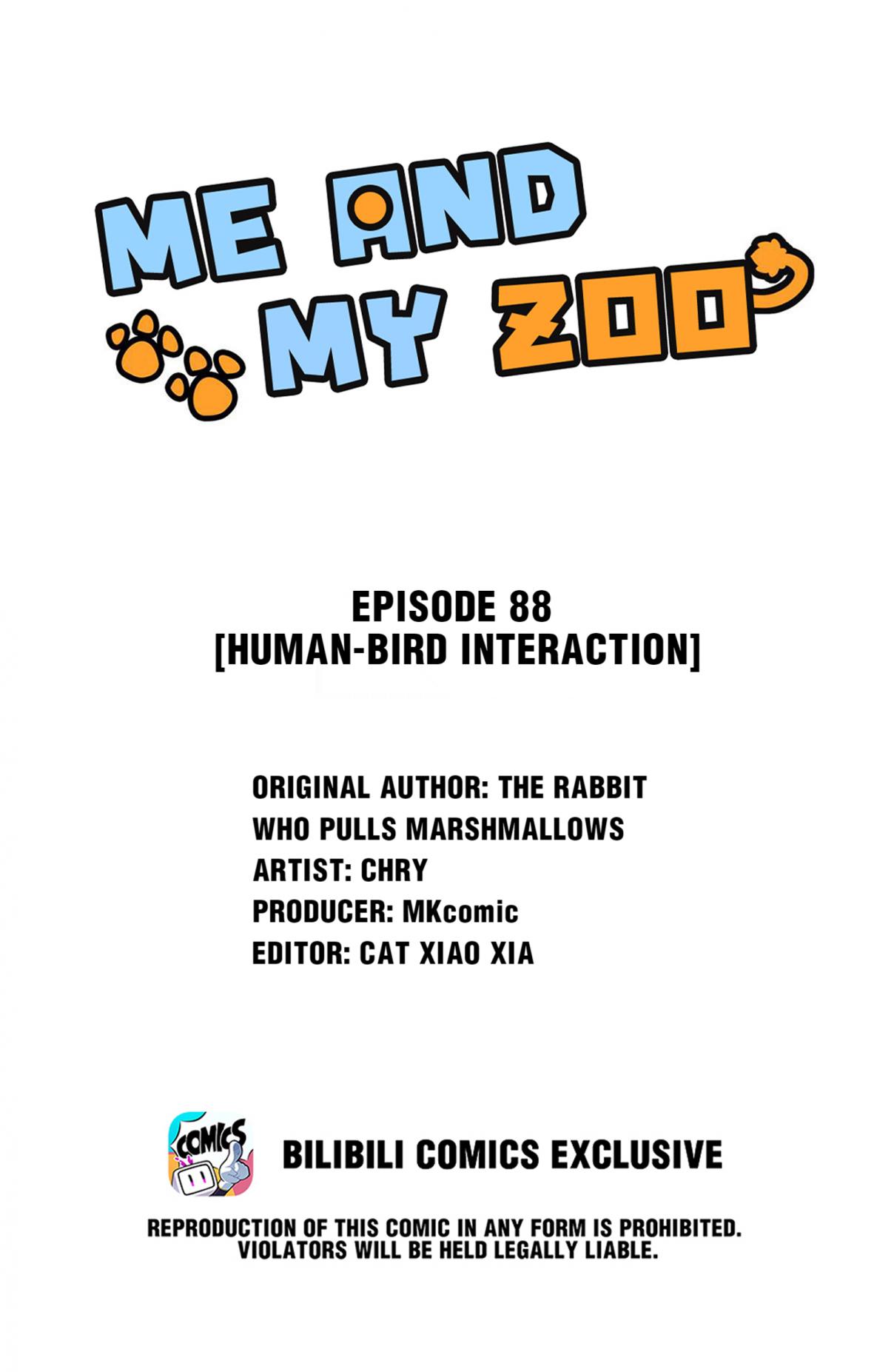 Me and My Zoo 88 Human-Bird Interaction
