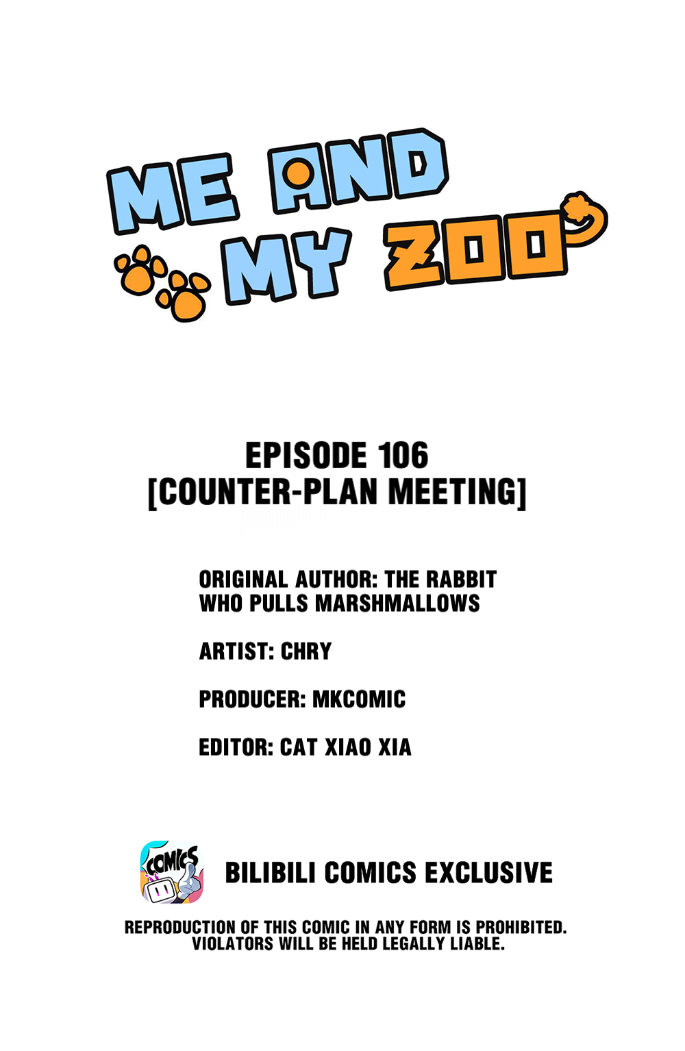 Me and My Zoo 106 Counter-Plan Meeting