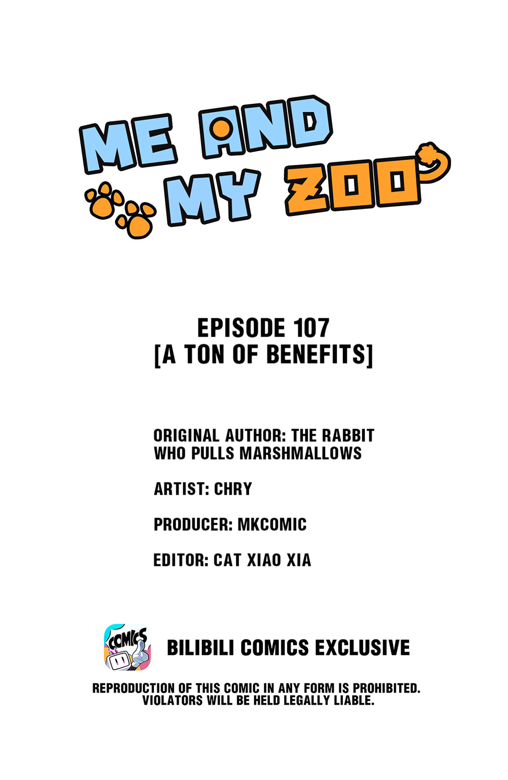 Me and My Zoo 107 A Ton of Benefits