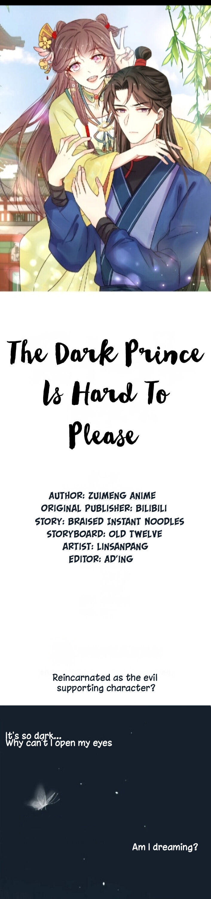 The Dark Prince Is Hard To Please Chapter 1