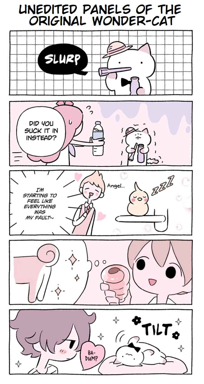 Hungry Cat Kyuu chan (Fan Comic) Ch. 186 Unedited Panels of the Original Wonder Cat