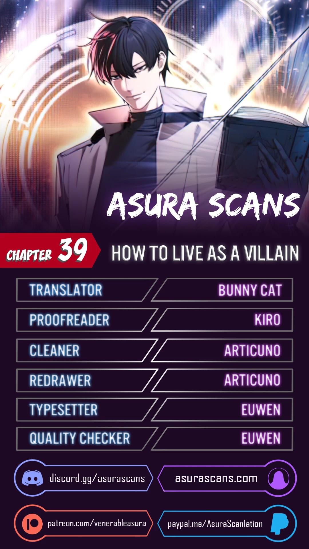 How To Live As A Villain Chapter 39