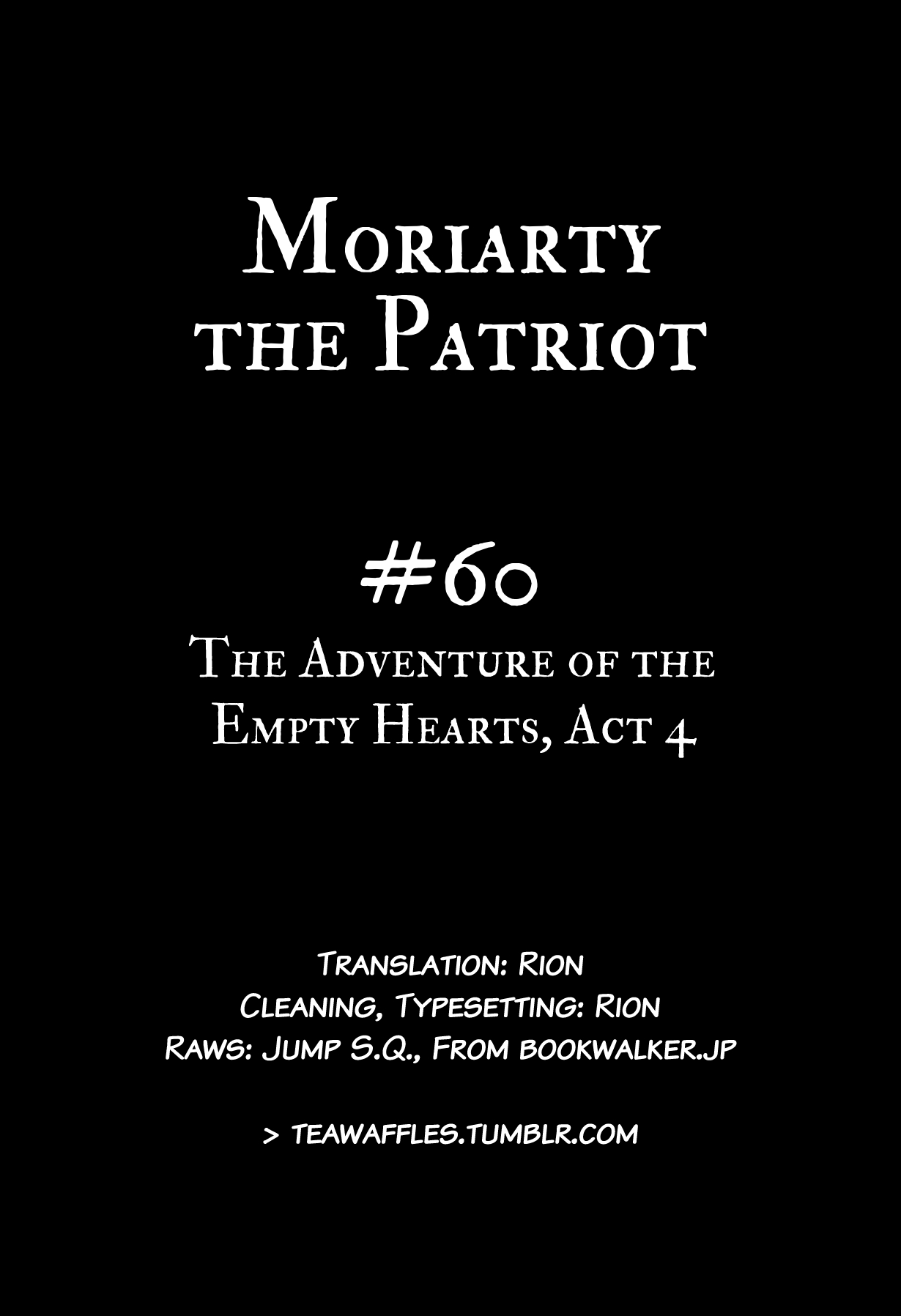Moriarty the Patriot 60