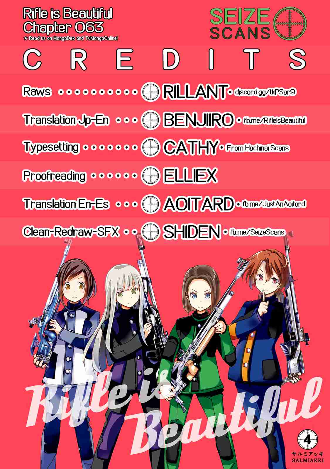Rifle Is Beautiful Vol. 4 Ch. 63 Let's be kind to each other this year too