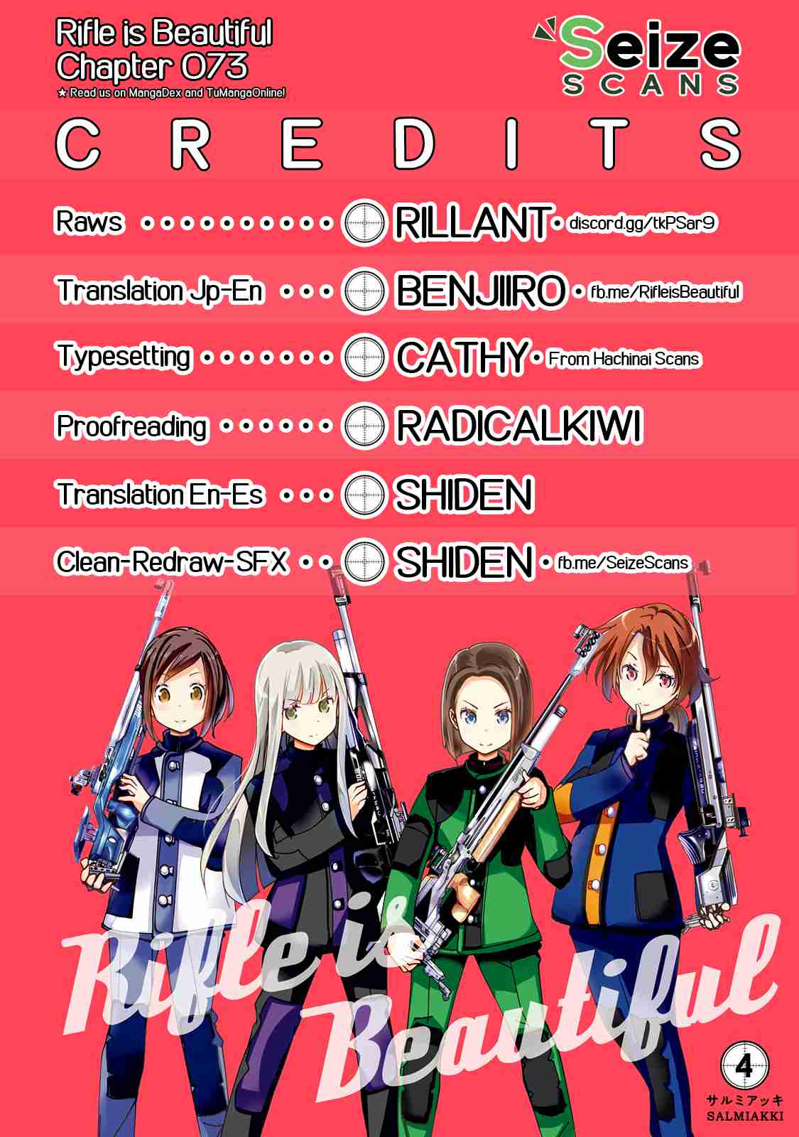 Rifle Is Beautiful Vol. 4 Ch. 73 Just like in a opening of Sazae san