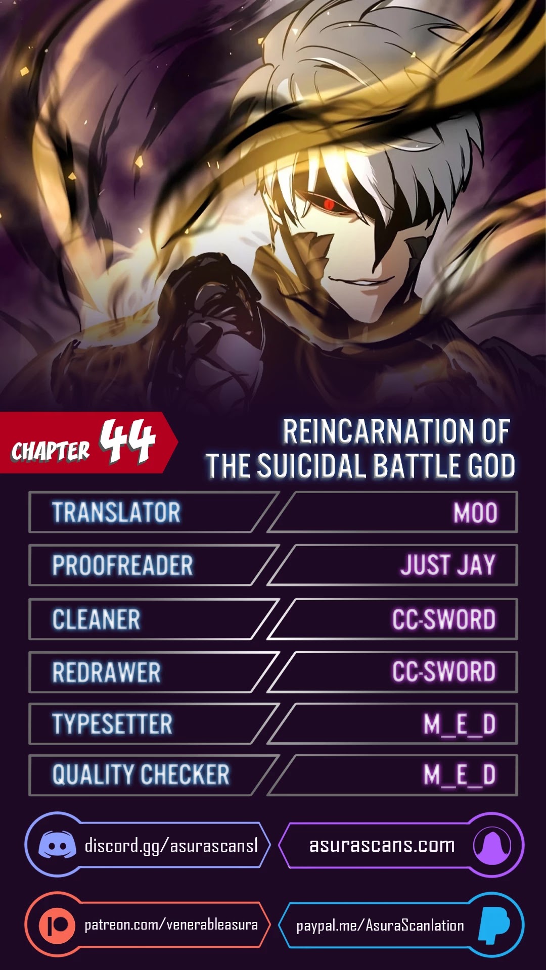 Reincarnation Of The Suicidal Battle God Chapter 44